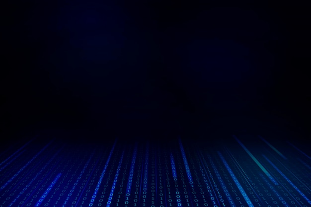 stream of binary code design vector