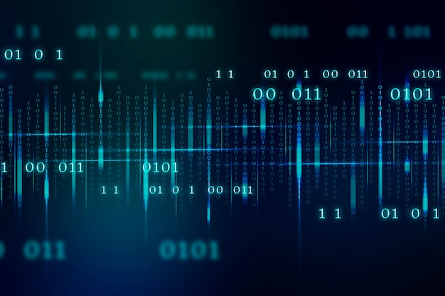 stream of binary code design