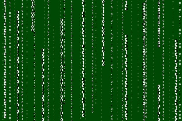 streaming binary code background