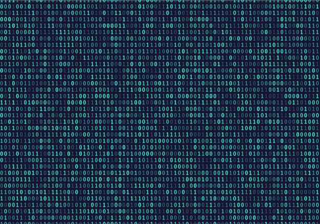 streaming binary code background