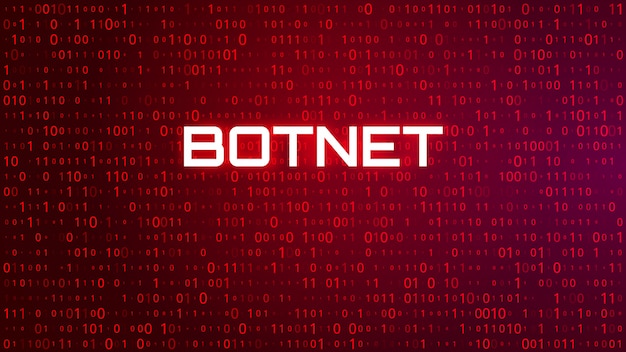 tech binary code red background. 