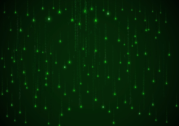 technology of binary code background