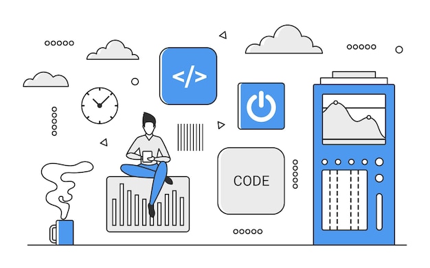 technology server code programming