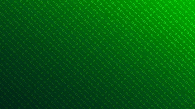 technology stream binary code digital illustration green matrix background programming coding hacking and encryption
