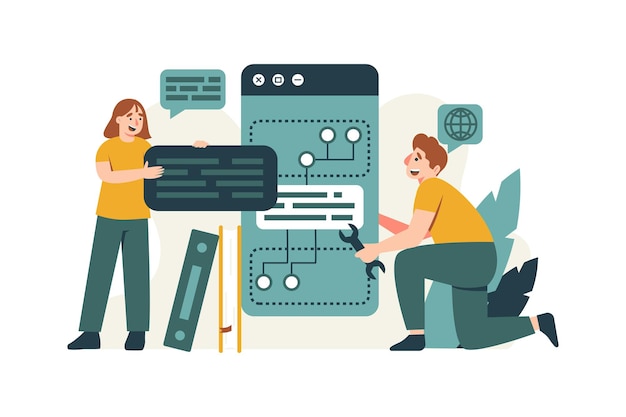 two programmers discussing html and java
