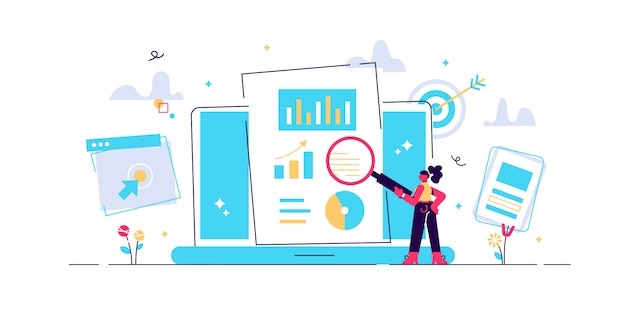 user experience concept . illustration optimizing user experience in e-commerce, developing programming and coding.