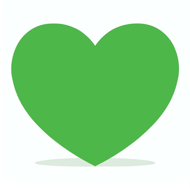 vector of basic heart flat
