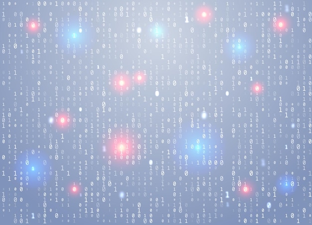 Vector binary code background error software vulnerability Big data and programming Coding Hacker