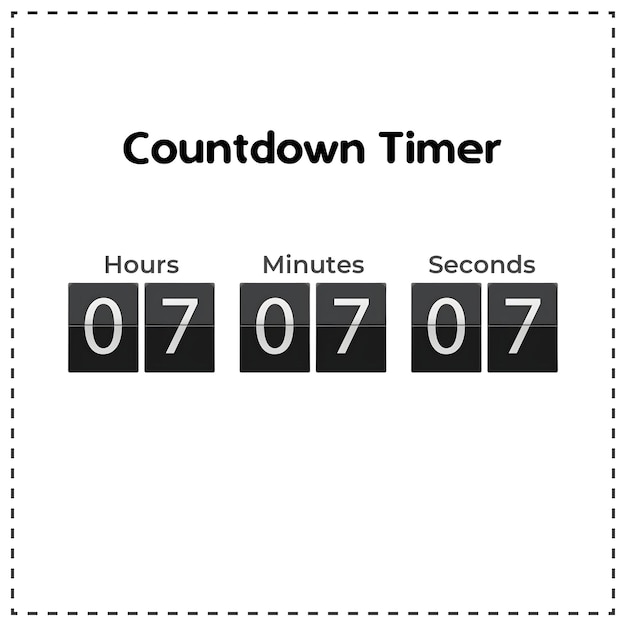 vector countdown timer