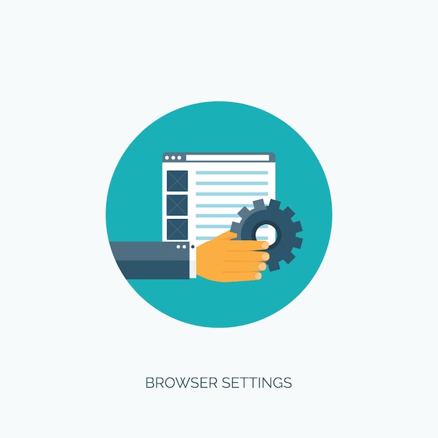vector illustration flat background coding programming seo search engine optimisation app development creation software program code web design