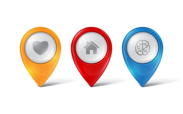 vector map pointers
