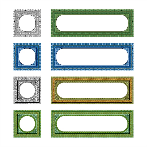 vector pattern frame
