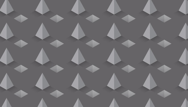 vector rectangular pyramid pattern