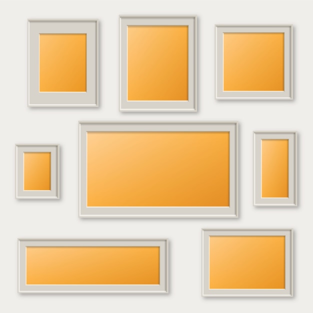 vector set of frames
