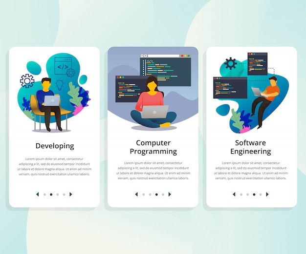 vector set user interface kit for programming