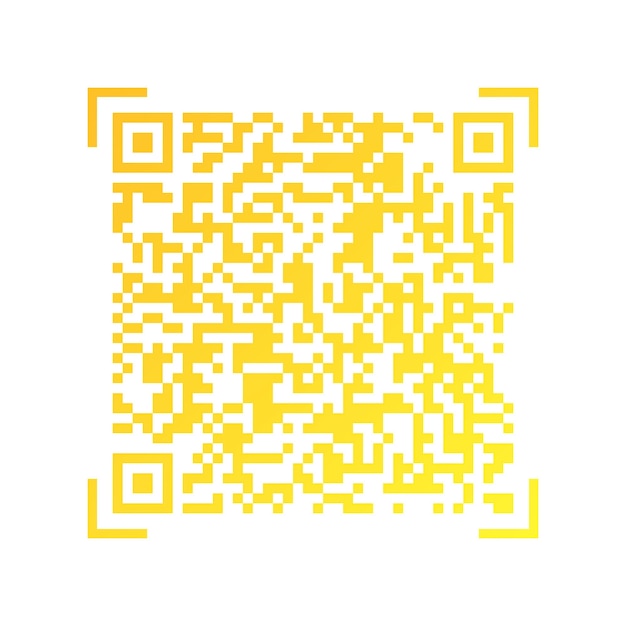 Vector verloop QR-code