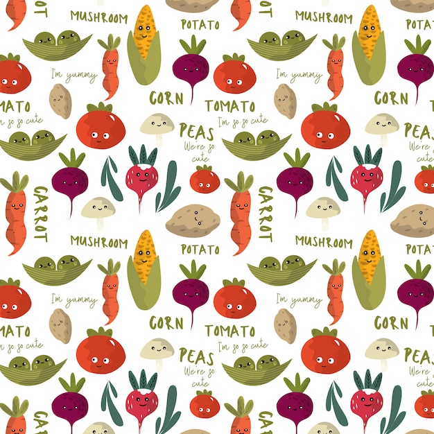 vegetable pattern
