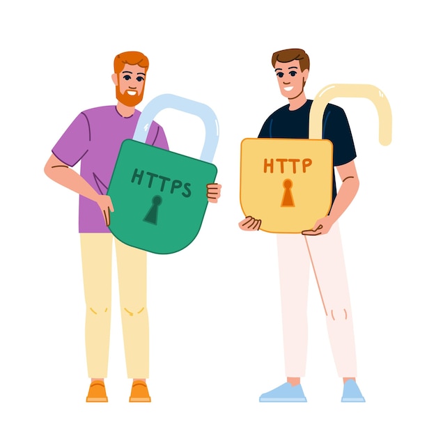 Veilige https-vector