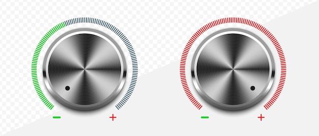 volume control knobs set