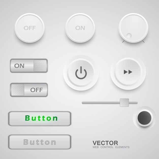 web user interface design elements
