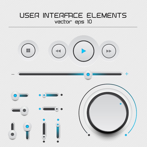 web user interface  elements