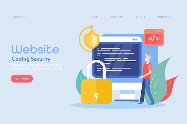 website coding security