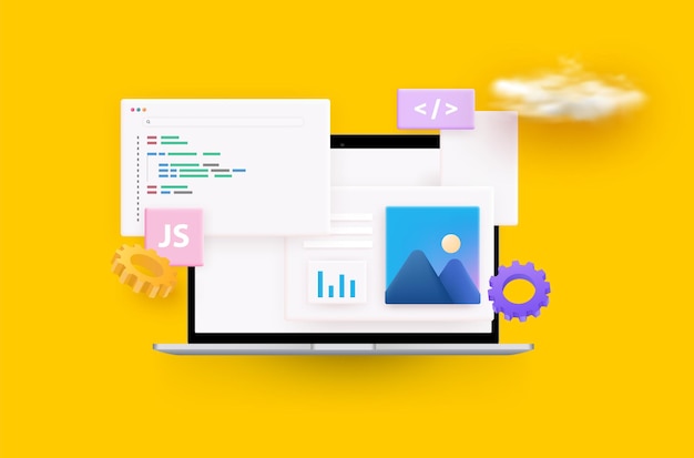 website programming and coding. web development and coding. 3ds.