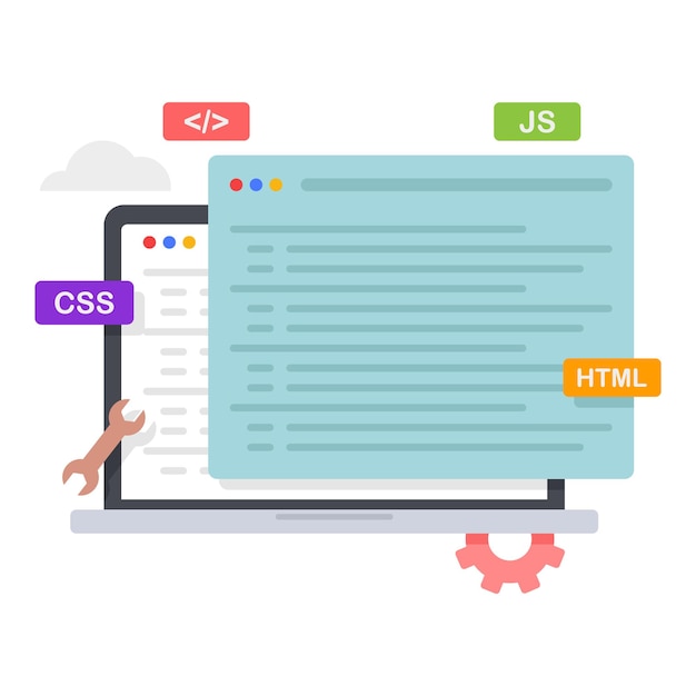 website programming and web development coding