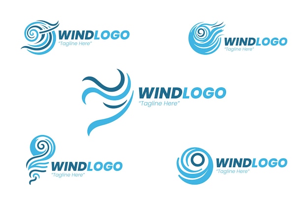 wind logo collection