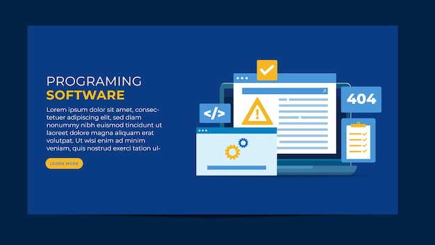Programming Software Development with Error and Debugging Elements