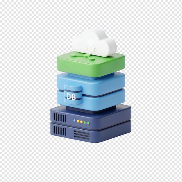 Cloud Computing Data Server Stack with Database