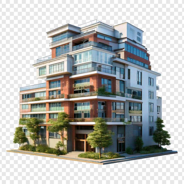 un edificio con una imagen de un edificio en él