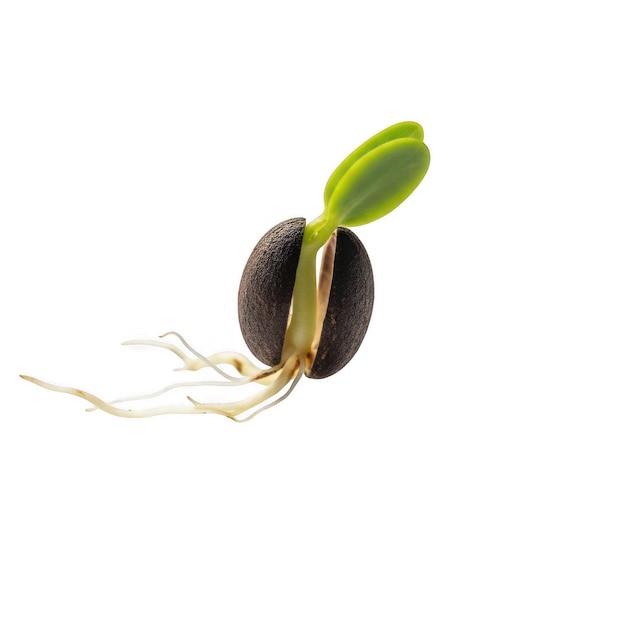Plantule émergente