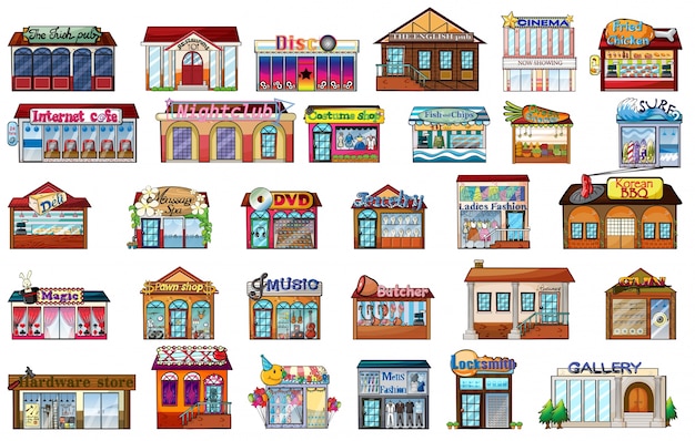 Diferentes edificios