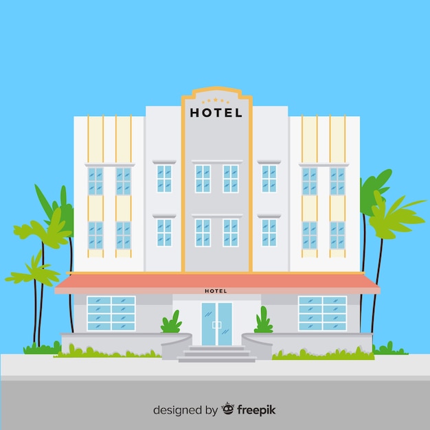 Edificio de hotel flat