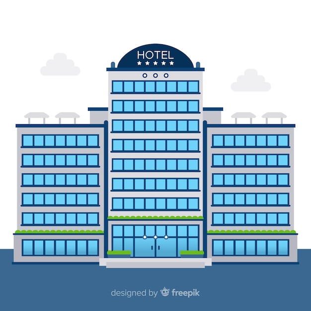 Edificio de hotel flat