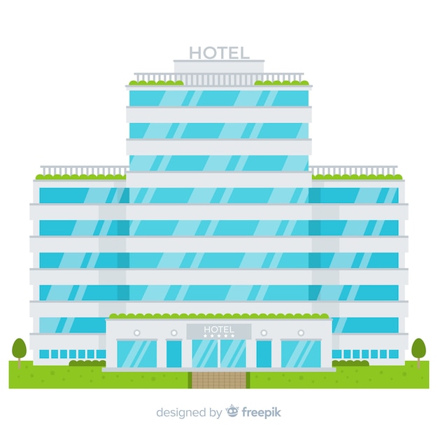 Edificio de hotel flat