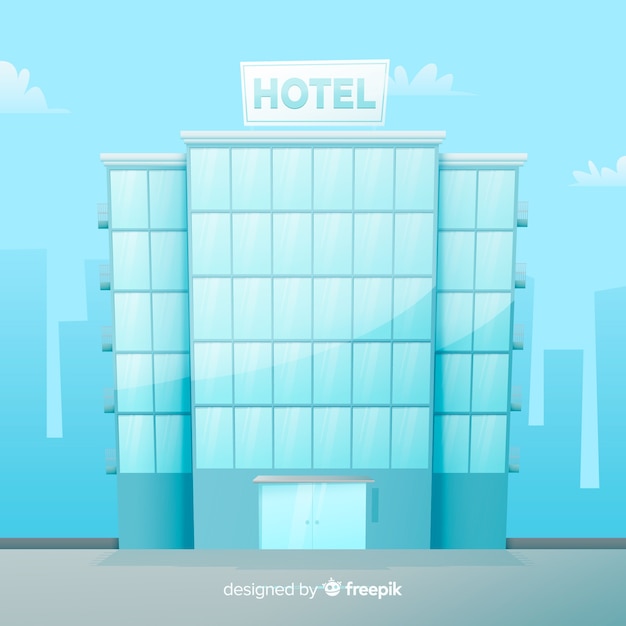 Edificio de hotel flat