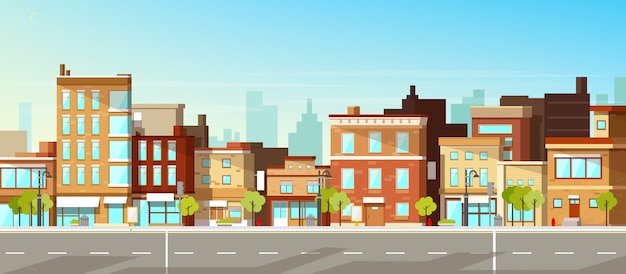 Edificios de la ciudad moderna