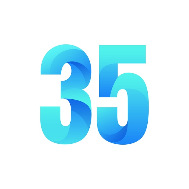 El gradiente del vector número 35