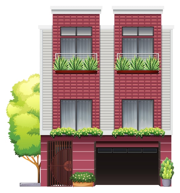 un gran edificio
