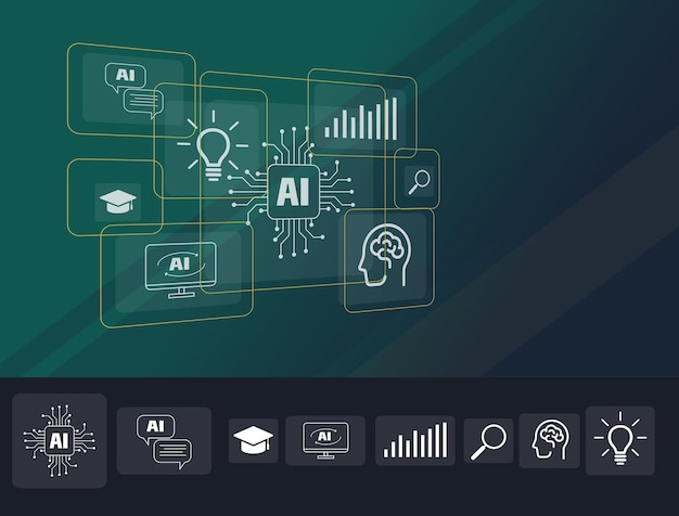 Artificial Intelligence Dashboard Big Data Processing System Machine Learning Analytics Interface