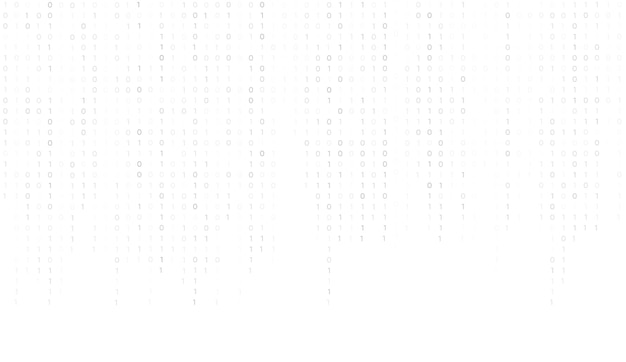 Binary Code Data Stream Digital Matrix Abstract Background Pattern