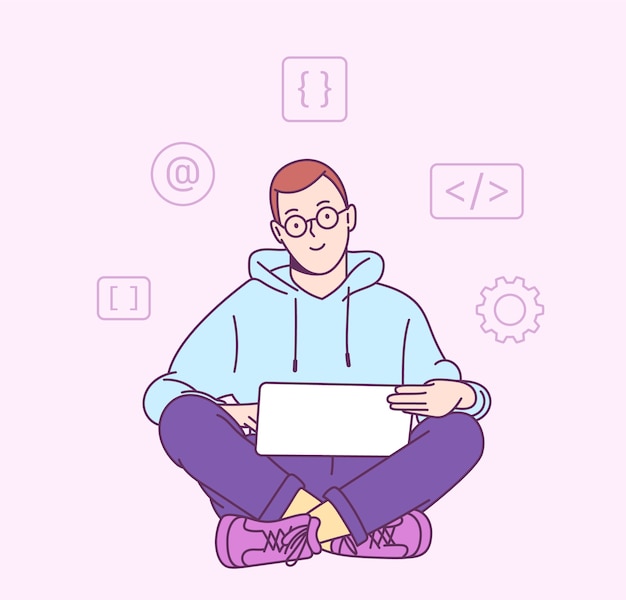 Concepto de codificación y programación de scripts en php python javascript otros lenguajes