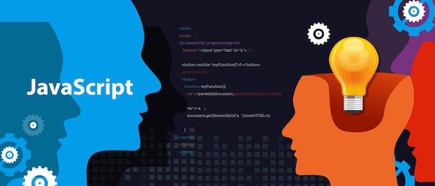 Desarrollo de software de código de lenguaje de programación Java script