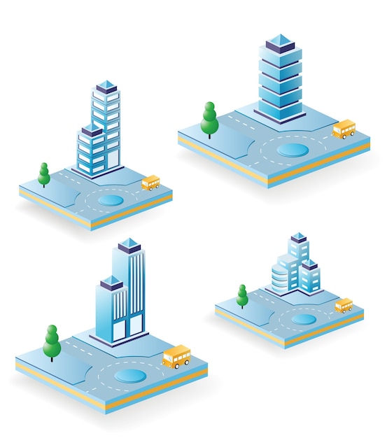 Edificios vectoriales