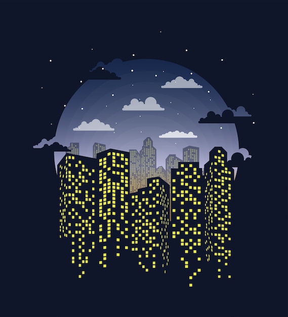 Fondo de edificios.