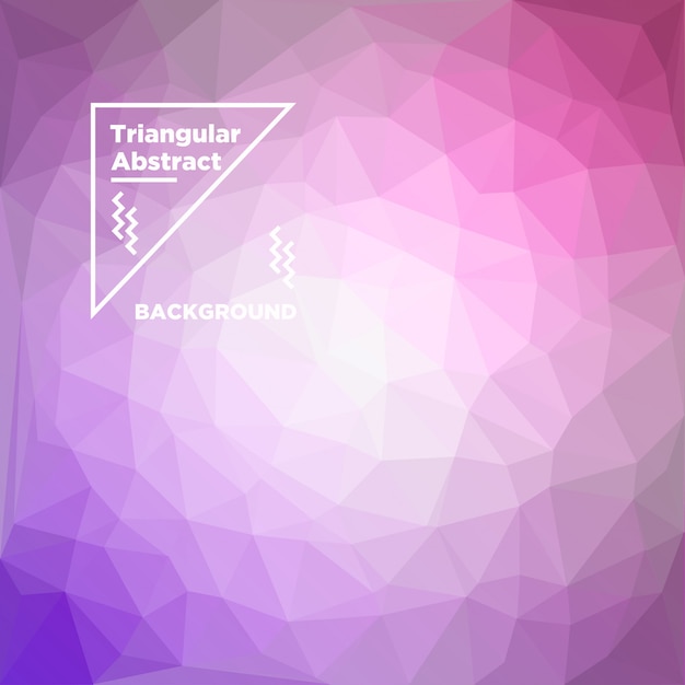 Fondo triangular triangular