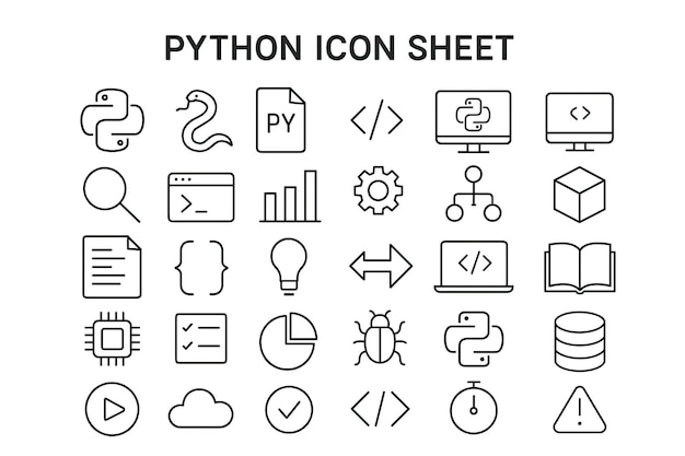 Python Icon Sheet