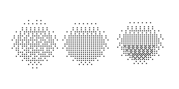 Rectangular Dot Pattern Set